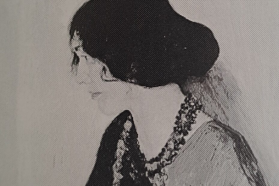 Bernhardine Bornemann im Kostüm, 1906-1907