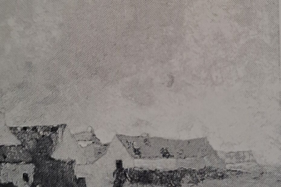 Dorf nach Regen, um 1907