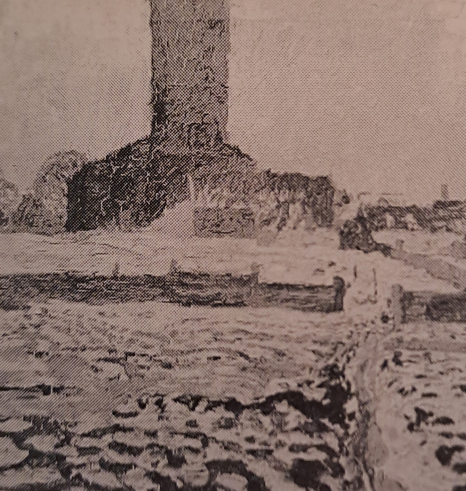 Kirche bei Hamm, um 1909