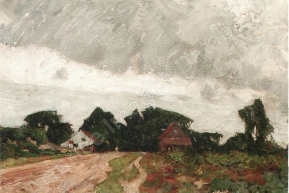 Dörfliche Landschaft bei Niederkassel, 1905 - 1906