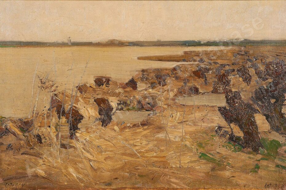 Niederkassel beim Regen, 1905
