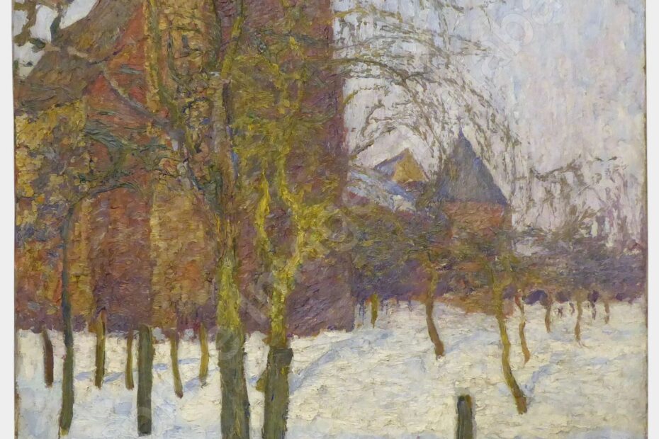 Hülchrath im Schnee, 1907 - 1908