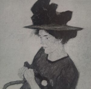 Portrait Berhardine Bornemann, um 1909