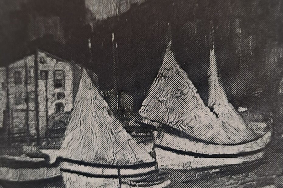 Hafen von Meta bei Sorrent, 1910