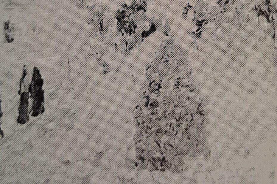 Parklandschaft mit blauem Weg, 1910