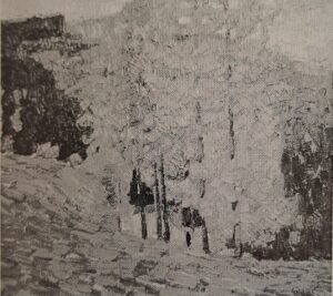 Herbstwald, um 1910