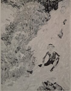 Junge im Sandbruch, um 1911