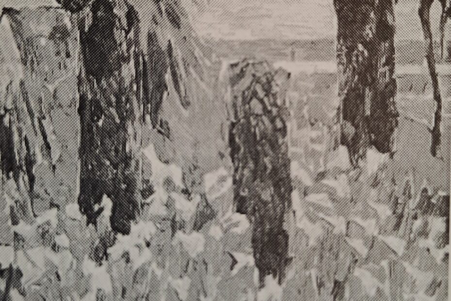 Sonne in Parklandschaft, um 1912