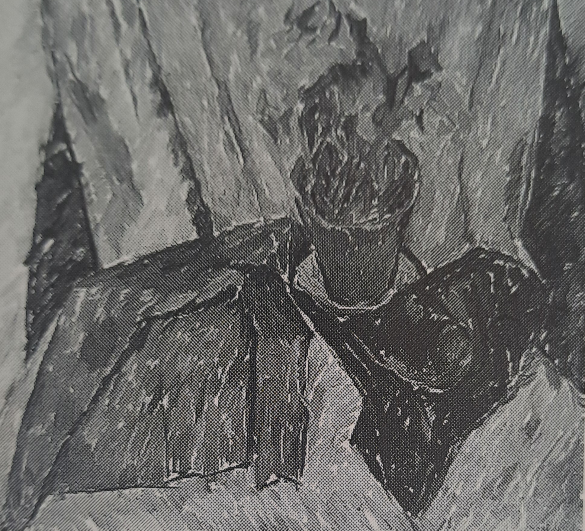 Blumentopf mit roten Blumen, um 1913 - 1914