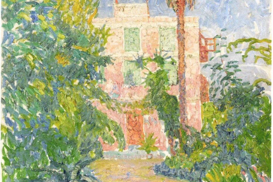 Garten in Sorrent, 1910