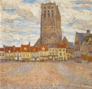 Markt in Furnes, 1909