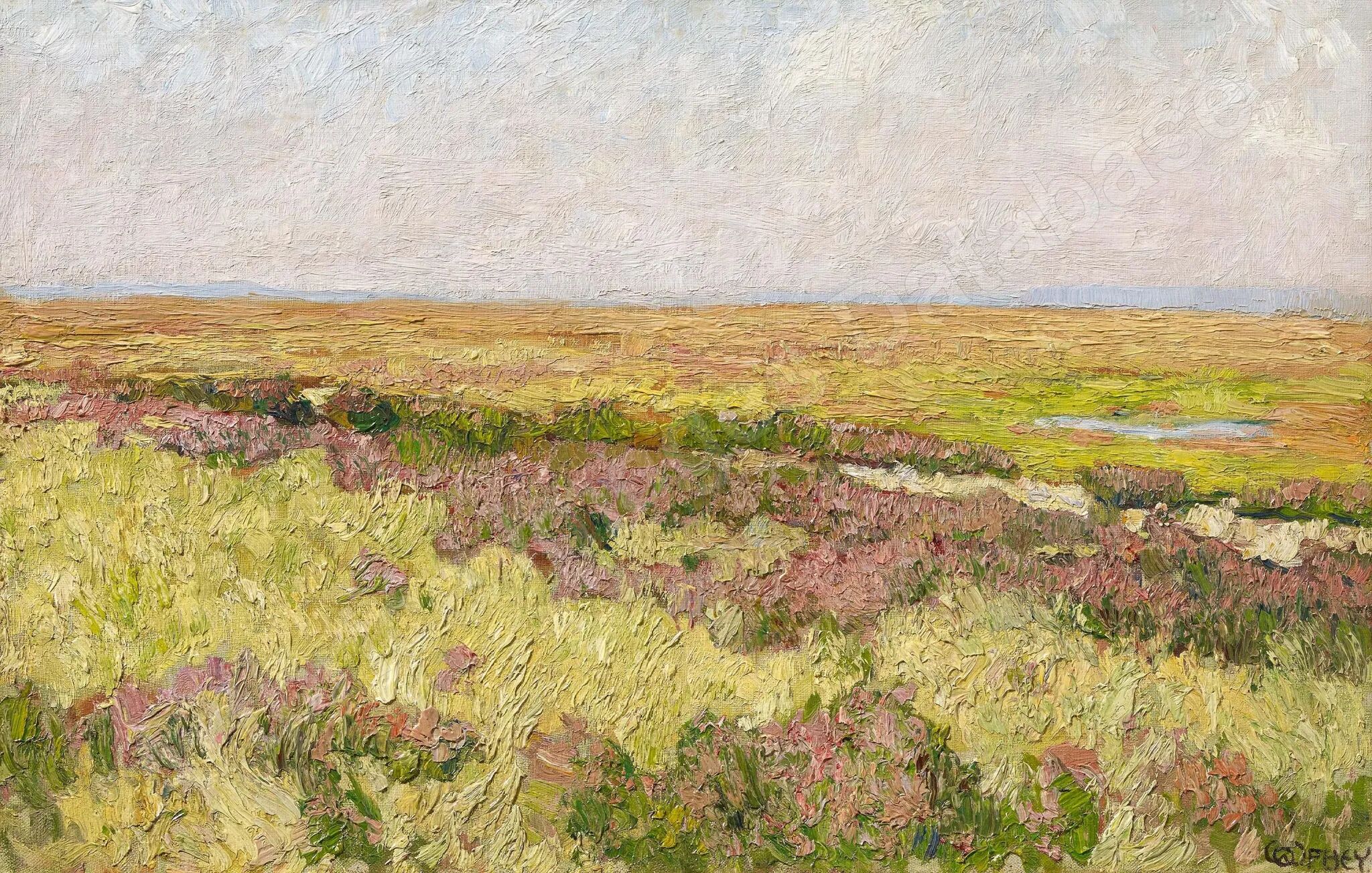 Ohne Titel (Heidelandschaft), um 1905 / 1906