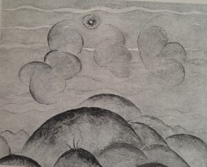 Landschaft, glasierter Ton, 1920 - 1921