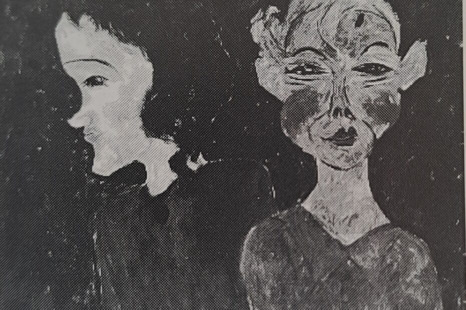 Junge und Mädchen im Monschein, 1921