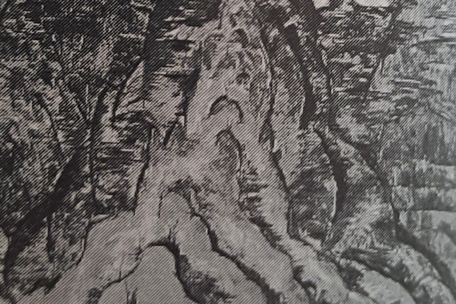 Berglandschaft mit Wolken, um 1921