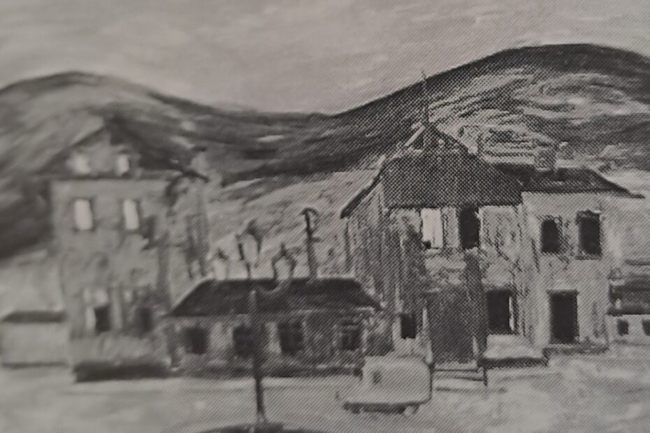 Bahnhof im Sauerland, um 1923
