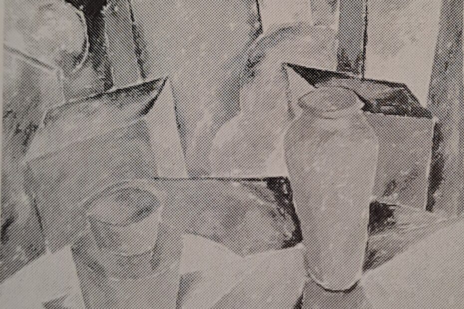 Zwei Vasen kubisch, um 1923