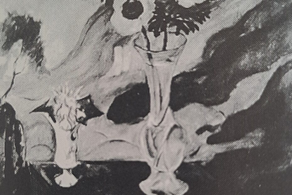 Stilleben mit Anemonen und Schneeglöckchen, um 1924