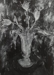 Tulpen auf Goldgrund, 1926