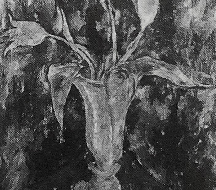 Tulpen auf Goldgrund, 1926