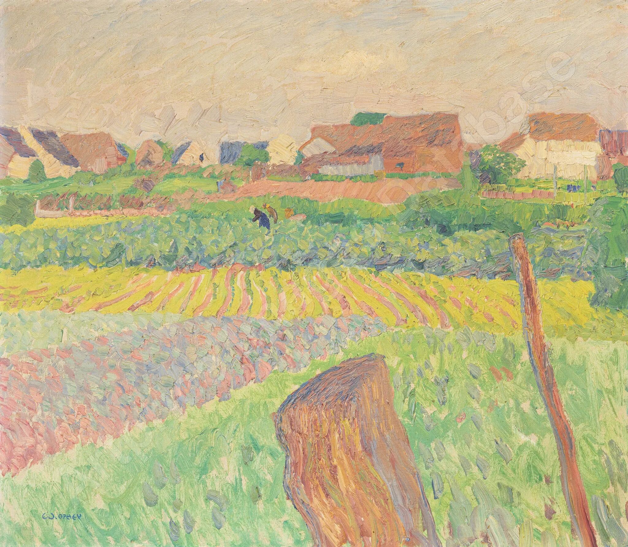 Landschaft am Niederrhein, undatiert