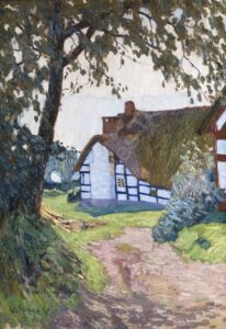 Sommertag am Hof, undatiert
