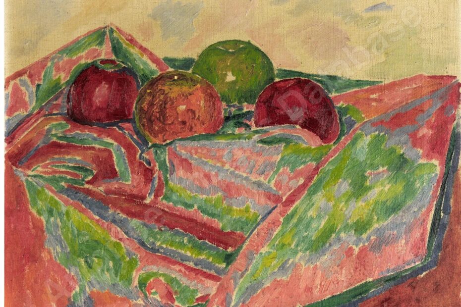 Stillleben mit Äpfeln, 1915