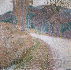 Blick in die Allee, 1915