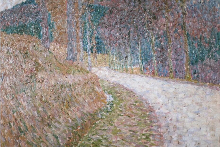 Blick in die Allee, 1915